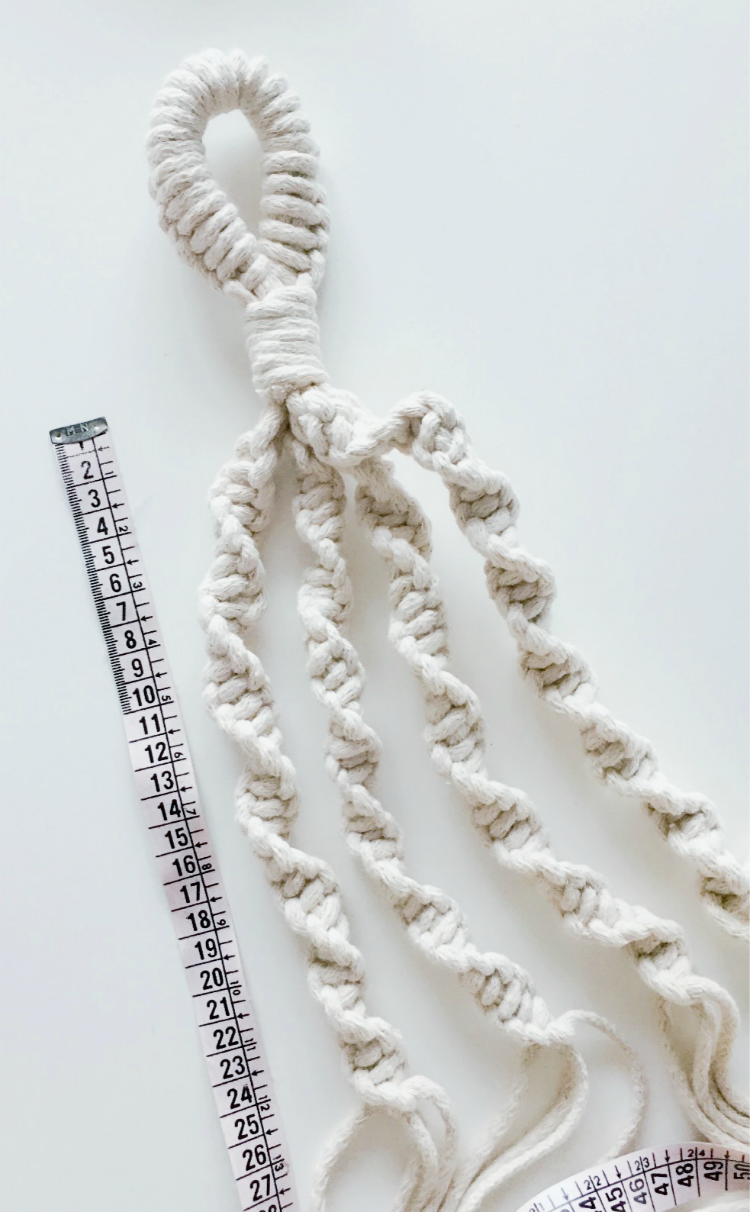 Tutorial Porta Macetas de Macrame